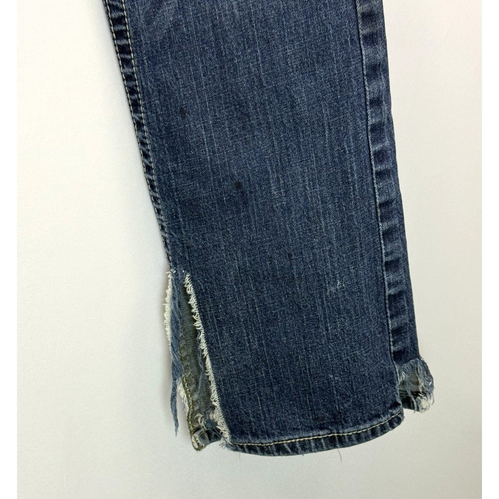 Ariat M5 Slim Outlaw Stackable Straight Leg Jeans Blue Thrashed Mens 31x34 - Picture 5 of 9